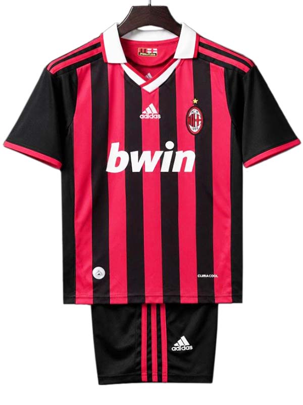 AC milan home kids kit childrens retro jersey 2009-2010